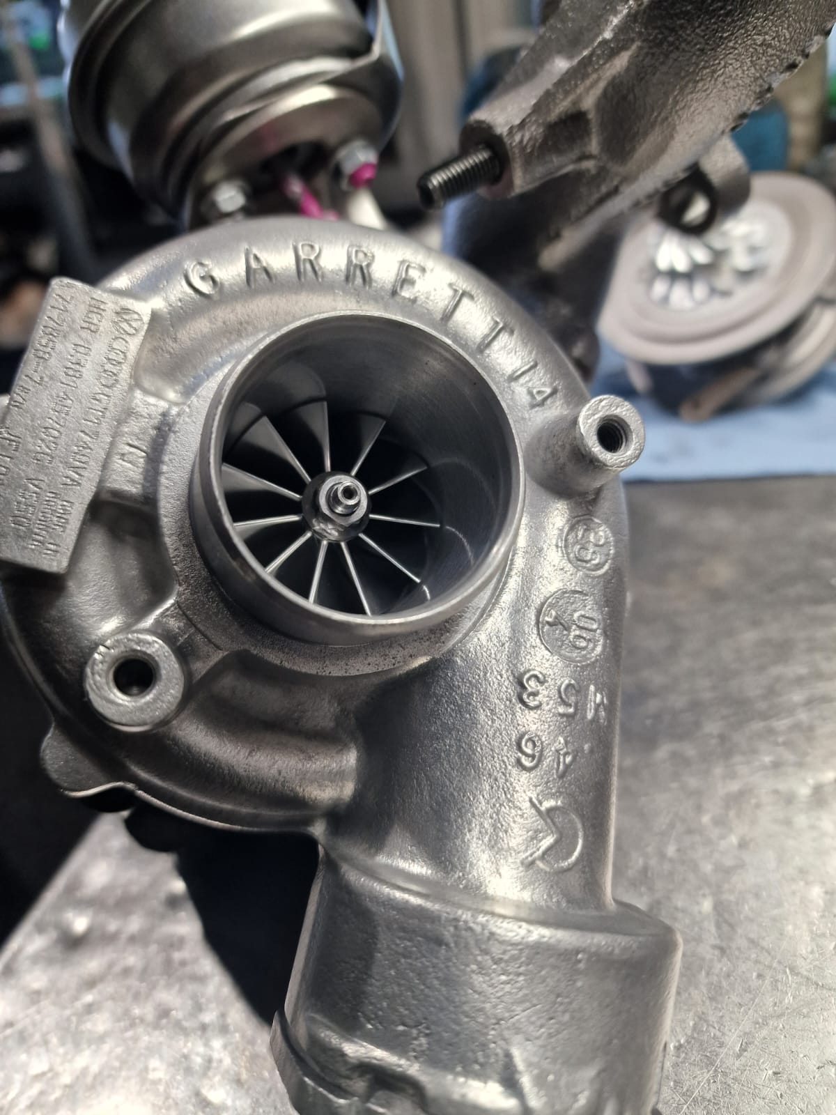 Turbo hybrid billet wheel CNC  GT1752  – 1.9 TDI ASZ/ARL/ASV/ALH/AHF/BLT – 220 hp (zdjęcie 3)