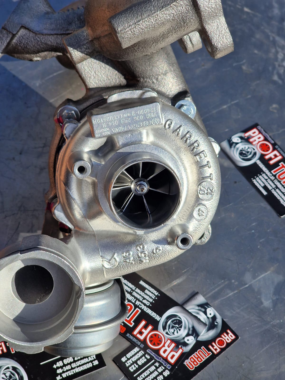 Turbo hybrid billet wheel CNC  GT1752  – 1.9 TDI ASZ/ARL/ASV/ALH/AHF/BLT – 220 hp (zdjęcie 10)